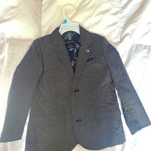 Boys toddler size 4 navy print blazer